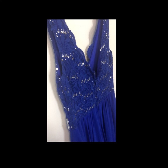 Royal blue prom dress - Picture 4 of 6